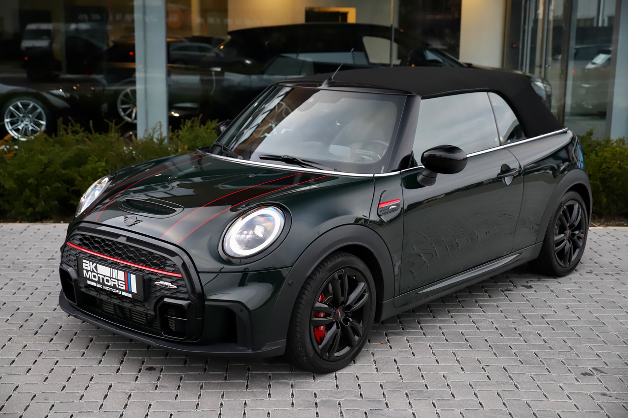 MINI John Cooper Works Cabrio YOURS TRIM-REBEL GREEN-CARPLAY-CAMERA-HUD-H/K-AUTO