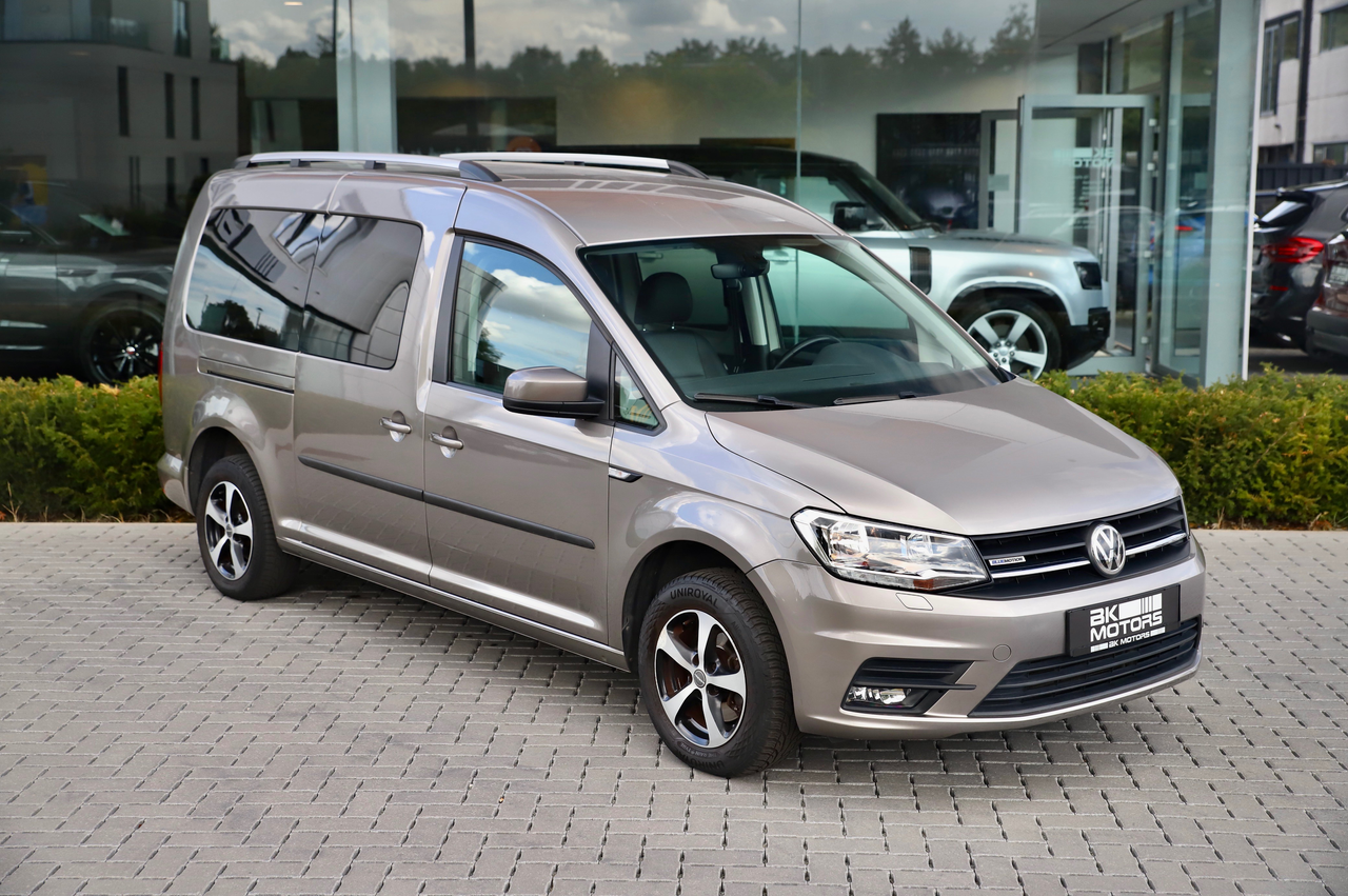Volkswagen Caddy 1.4 TGI Maxi Kombi -App Connect-DAB-Cruise-Leder-Zetelverwarming-2 zone Airco-...